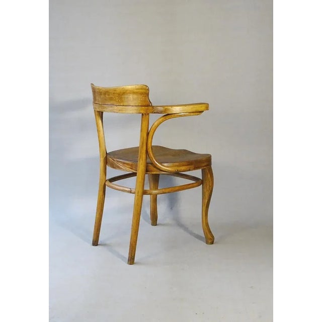 1910s No. 6150 Armchair with Saddle by Michael Thonet for Gebrüder Thonet, 1910 For Sale - Image 5 of 11