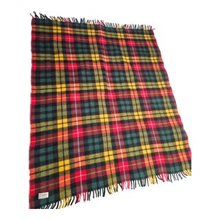 Vintage Faribo Wool Picnic Blanket For Sale
