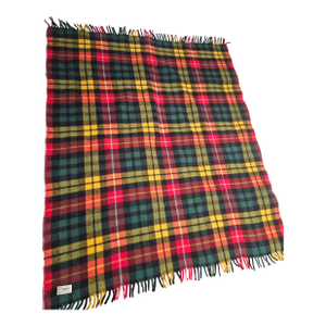 Vintage Faribo Wool Picnic Blanket