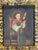 Religious Antique Peruvian Colonial School Religious Portrait in Carved Giltwood Frame For Sale - Image 3 of 5
