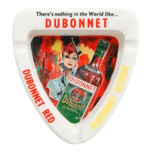 Dubonnet Opaline Glass Ashtray