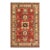Rustic Super Kazak Rust/Beige Wool Rug - 4'0'' X 6'2'' For Sale