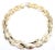 Gold Late 20th Century Cartier Five-Row Gentiane Rice Wide Yellow Gold Link Necklace For Sale - Image 8 of 8
