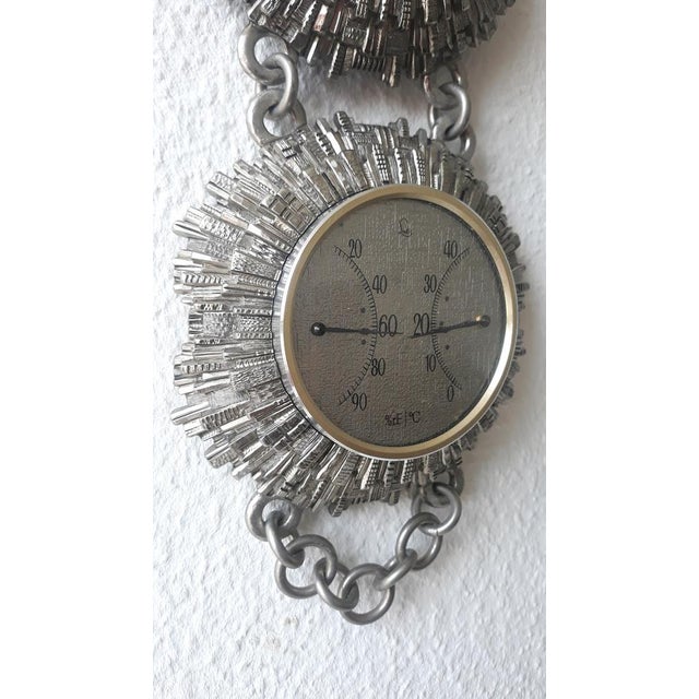 Vintage Weather Station Thermometer, 1960s For Sale - Image 4 of 18