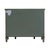 Sheffield 40 in. W Demilune Wood 3 Drawer 2 Door Accent Cabinet, Royal Pastel Green For Sale - Image 11 of 11
