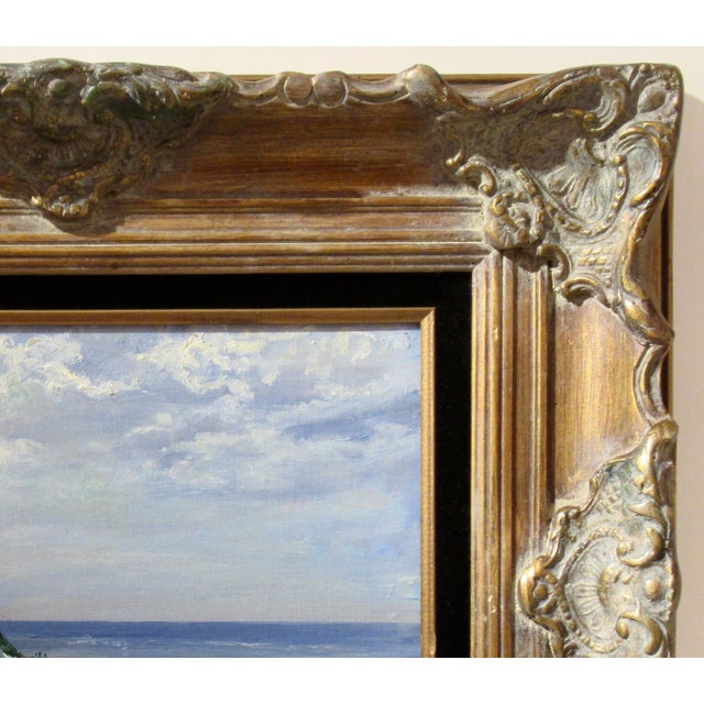 Xavier Barile Seaview, Fire Island, New York, Sand Dunes, Ocean Side 1956 Painting For Sale In San Francisco - Image 6 of 6