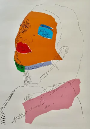 Andy Warhol "Ladies and Gentlemen - 1975" Original Vintage Pop Art Exhibition Poster Edizioni Gabriele Mazzotta