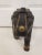 Mid 20th Century Indian Traditional Wedding Style Wood Elephant Statue With Brass & Bone Accents (1960s/1970s) For Sale - Image 5 of 9