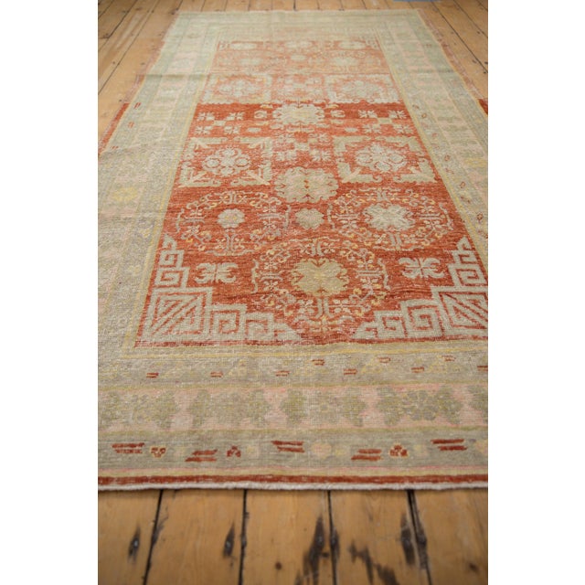 1920s Vintage Distressed Khotan Rug Runner - 4'9" x 9'3" For Sale - Image 5 of 10