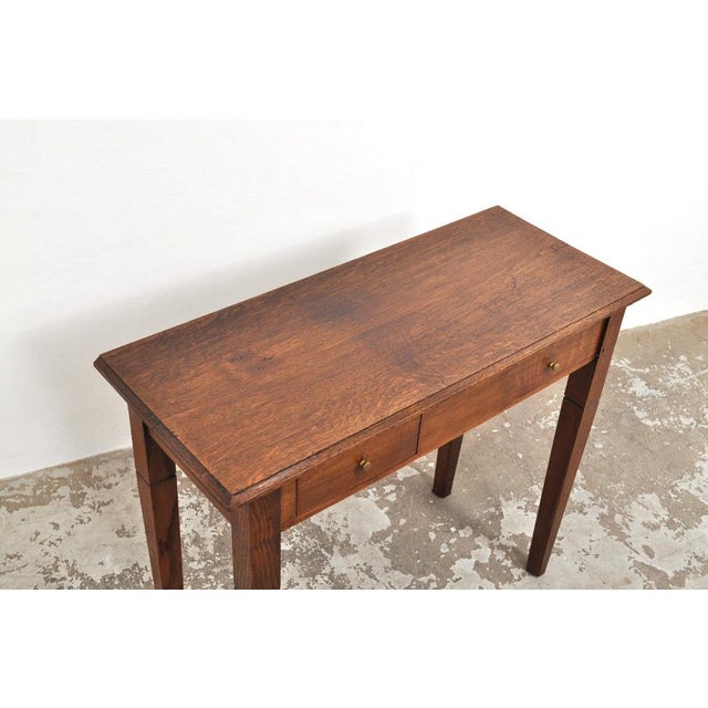 Antique Side Table in Oak, 1900s For Sale - Image 5 of 11