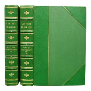 "Letters to His Son by the Earl of Chesterfield: On the Fine Art of Becoming a Man of the World and a Gentleman" 1925 Earl of Chesterfield For Sale