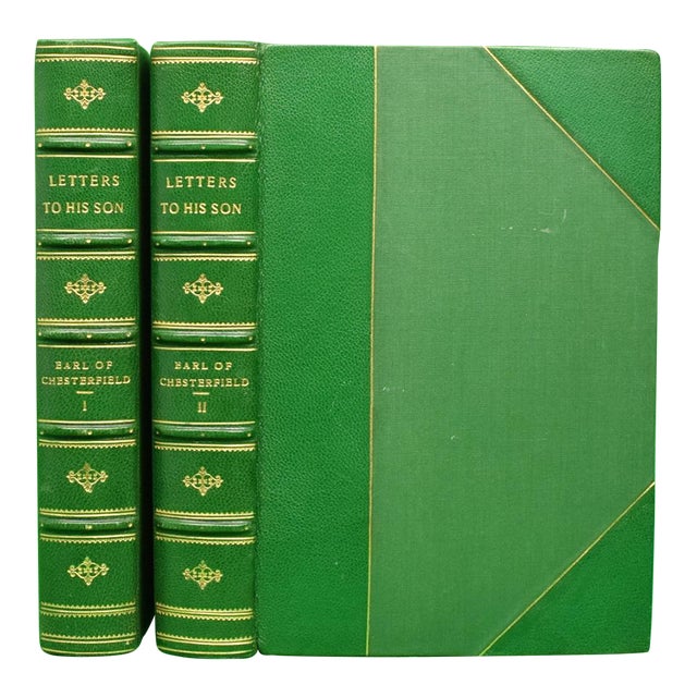 "Letters to His Son by the Earl of Chesterfield: On the Fine Art of Becoming a Man of the World and a Gentleman" 1925 Earl of Chesterfield For Sale