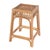 Brown Antigua 24.75 in. Seat Height Square Rattan Counter Stool with Footrest, Natural Rattan For Sale - Image 8 of 8