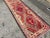 Red Vintage Turkish Handwoven Floral Runner- 2′10″ × 12′4″ For Sale - Image 8 of 11