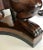 Mid 19th Century Carved Animalia Claw Lamps With Bronze Details - a Pair For Sale - Image 10 of 11