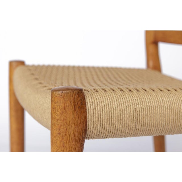 Danish Model 85 Chair in Oak by Niels Otto Møller for J.L. Møllers, 1980s For Sale - Image 9 of 10