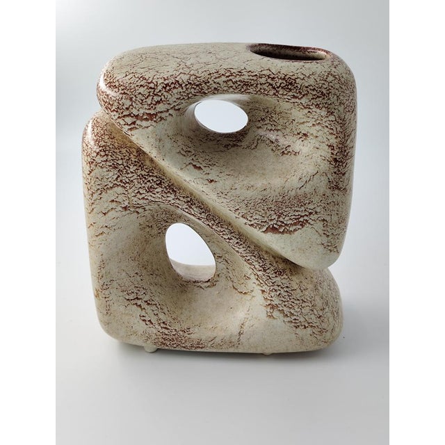 Ceramic Abstract Vase by Roberto Rigon for Bertoncello Ceramic, Italy, 1960s For Sale - Image 7 of 7