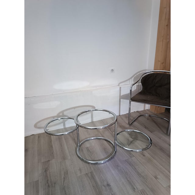 Coffee Table with Swivel Tops, 1980s For Sale - Image 4 of 11