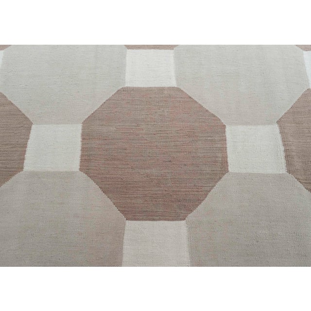 Turkish Kilim Oriental Handmade Flatweave 7'8" x 10'1" #20325 For Sale - Image 4 of 8