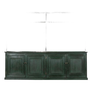 Antique English Painted Pine Bookcase, 1890 For Sale