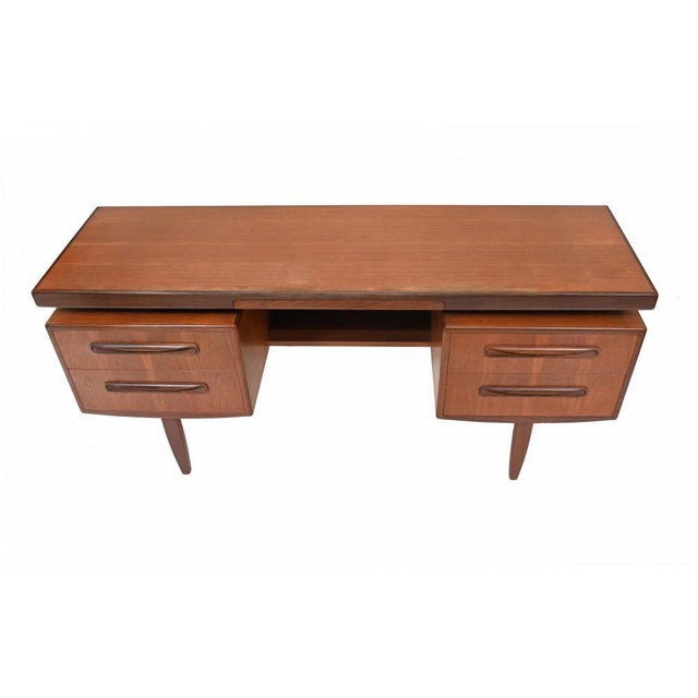 Brown Vintage Art Deco Desk, 1920s For Sale - Image 8 of 9
