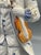 Ceramic Vintage Italian Blue & White Porcelain Musical Figurines With Gold Accents, Pair For Sale - Image 7 of 8