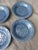 Vintage Blue Bordallo Pinheiro Plates Set of 6 For Sale In New York - Image 6 of 11