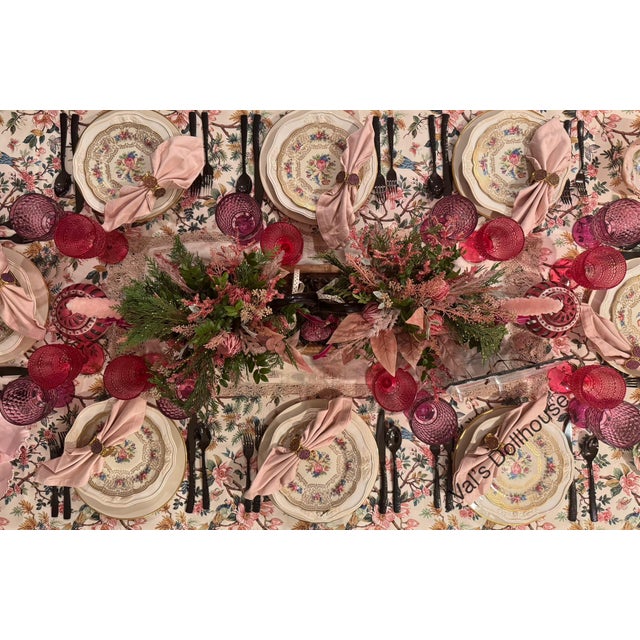 Mid-Century Royal Bayreuth Orchid Motif Salad Plates - a Dozen For Sale - Image 12 of 12