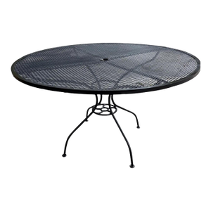 1930s Early Salterini Patio Dining Table, Restored, Attributed
