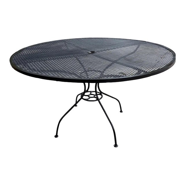Early Salterini Patio Dining Table, Restored, Attributed For Sale