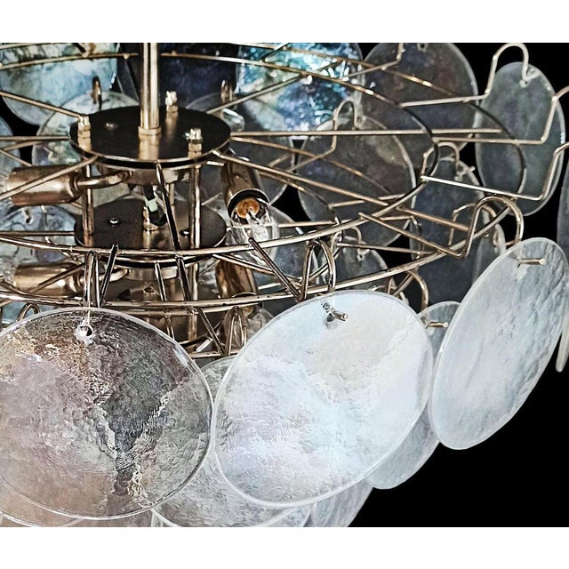 Space Age Murano Chandelier, 1980 For Sale - Image 4 of 16