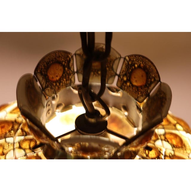 Brutalist Ceiling Lamp by Felipe Delfinger for Feders, 1970s For Sale - Image 13 of 15