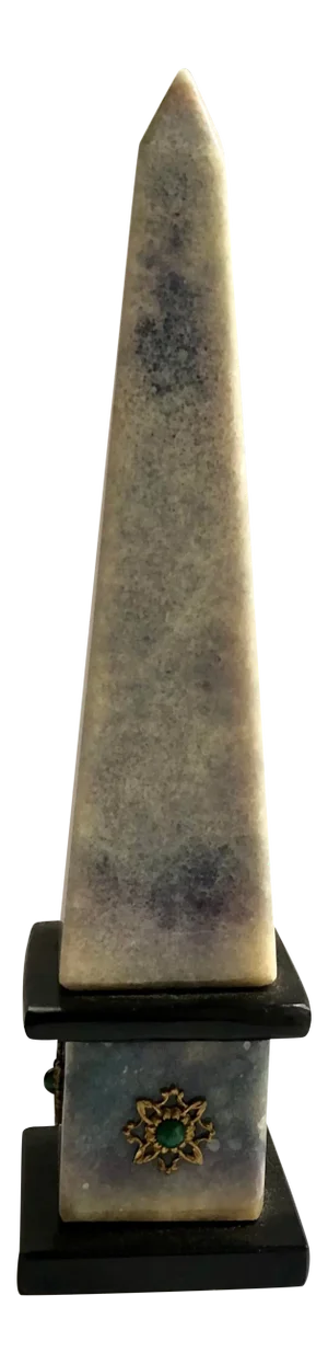 Lavender Marble Obelisk