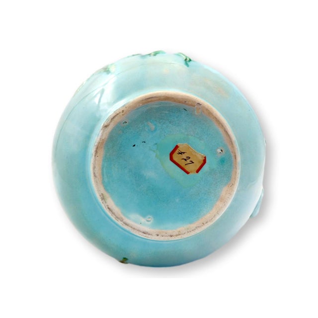 Shabby Chic Late 19th Century Large English Dogwood Blossom Majolica Water Pitcher For Sale - Image 3 of 6