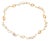 14 Karat Yellow Gold Fancy Link Bracelet For Sale
