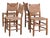 Bauche No.19 Model ed. BCB Chairs from Charlotte Perriand, 1940s, Set of 4 For Sale