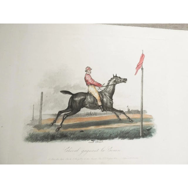 Mid 20th Century Race Horse Prints After Carle Vernet - a Pair For Sale - Image 4 of 7