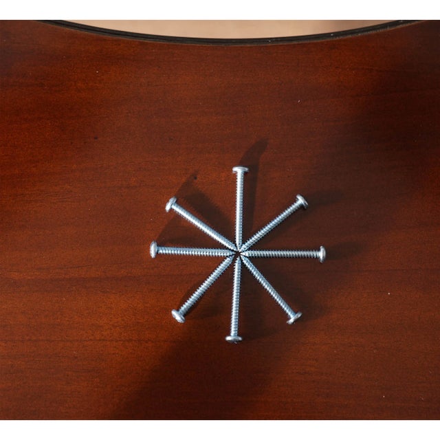 Round Mahogany Dining Table For Sale - Image 9 of 9