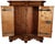 Antique Baroque Walnut Cabinet with Pilasters, Corinthian Capitals and Inlays, Vienna, Austria, 1750s For Sale - Image 4 of 18
