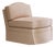 Rose Linen Felix Slipper Chair by Ceraudo For Sale