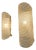 Brass and Glass Wall Lights by Fischer Leuchten, 1960s, Set of 2 For Sale