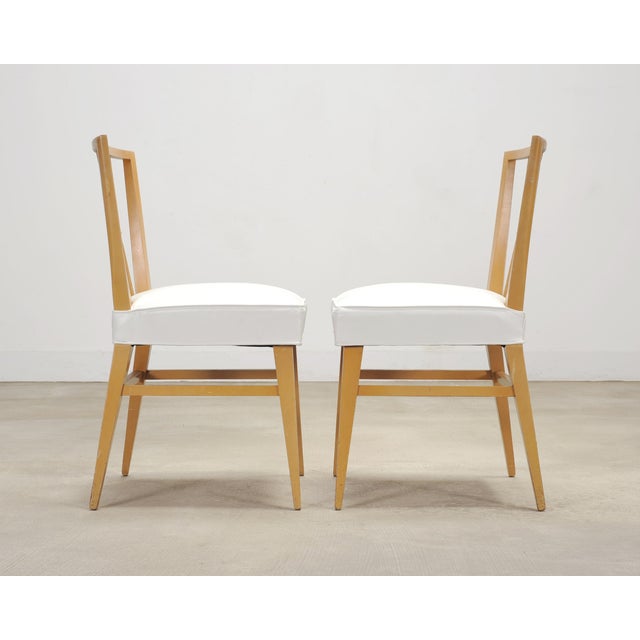 Set of Four Tommi Parzinger Mid-Century X-Back Dining Chairs For Sale - Image 11 of 18