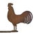 Mid-20th Century American Folk Art Rooster Weathervane For Sale - Image 4 of 10
