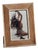 Ribbed Mango Wood Frame with White Bone Inside Boarder, 4" x 6" For Sale
