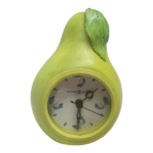 Howard Miller Pear Shaped Table Clock Mid-Century