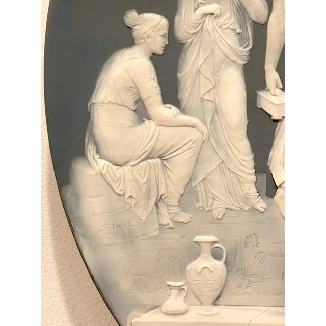 Jean Baptist Stahl Pate Sur Pate / Phanolith Neoclassical Court Scene