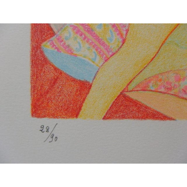 Bona de Mandiargues, Grape Eater, Wine Drinker, Lithograph For Sale - Image 4 of 6