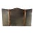 MCM Sculptural Walnut Tri-Fold Mirror For Sale