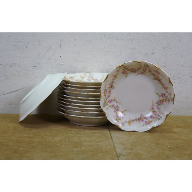 Mid 20th Century Theodore Haviland American New York Vareene Rose China Dinnerware Set - 77 Pcs For Sale - Image 10 of 18