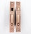 Antique 1880s Aesthetic style pocket door cast iron and brass mortise locks with a polished brass finish. No key is...